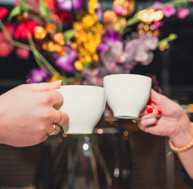 Koffie drinken bij Bildning