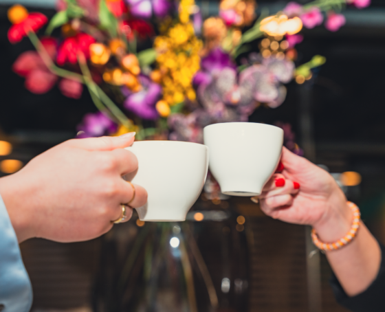Koffie drinken bij Bildning
