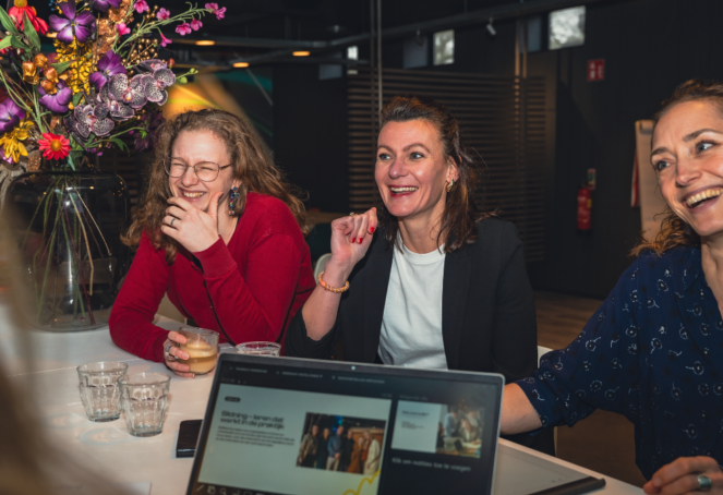 Team Bildning is aan het vergaderen.